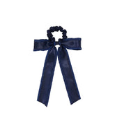Wet Brush × Hill House Ruffle Bow Scrunchie - Navy