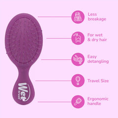 Mini Detangler - Frost Purple